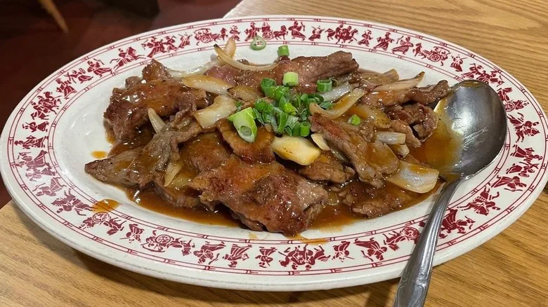 Tai Tung signature dishes Oyster Sauce Beef, Egg Foo Young, Almond Fried Chicken, Chop Suey